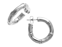 Pendientes Giovanni Raspini Mujer Bambù in Plata 10654